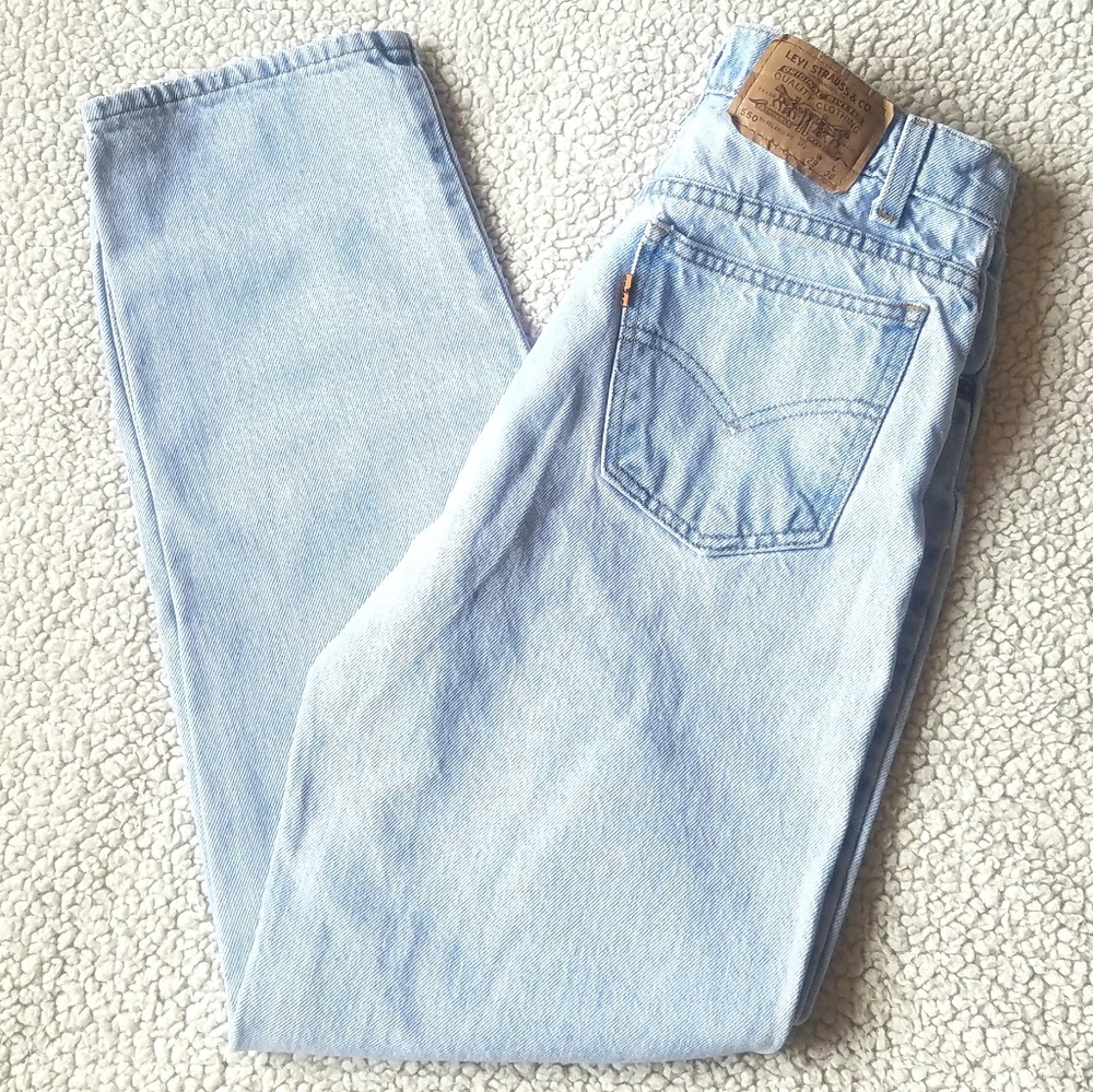 LEVI'S 550 STUDENT FIT~VINTAGE JEANS ~🎊3XHP🎊 - Picture 3 of 12